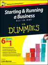 Starting and Running a Business All-in-One For Dummies (eBook)